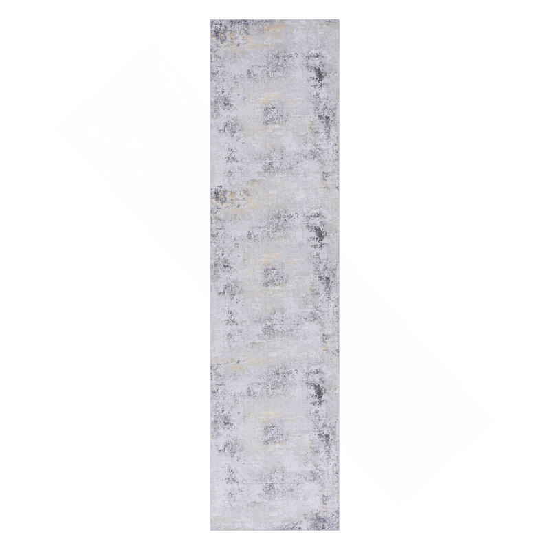 2'6''X10' Runner, Washable Rug, Low-Pile, Non-Slip, Non-Shedding, Foldable, Kid & Pet Friendly - Area Rugs For Living Room, Bedroom, Kitchen, Dining Room Rug