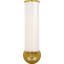 Percy 14" Single Bath Sconce with White Glass-1852912626