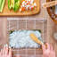  Sushi Making Kit - 2 Bamboo Sushi Rolling Mats, 5 Pairs Chopsticks, Rice Paddle, Spreader - Beginner Sushi Maker Kit