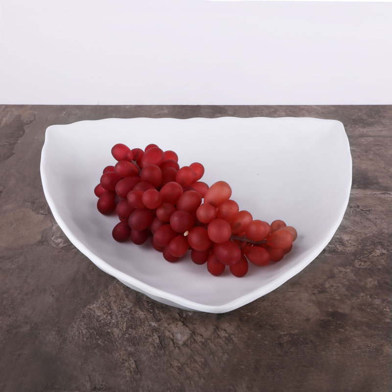 Elite Global Solutions Zen Melamine Platter, White