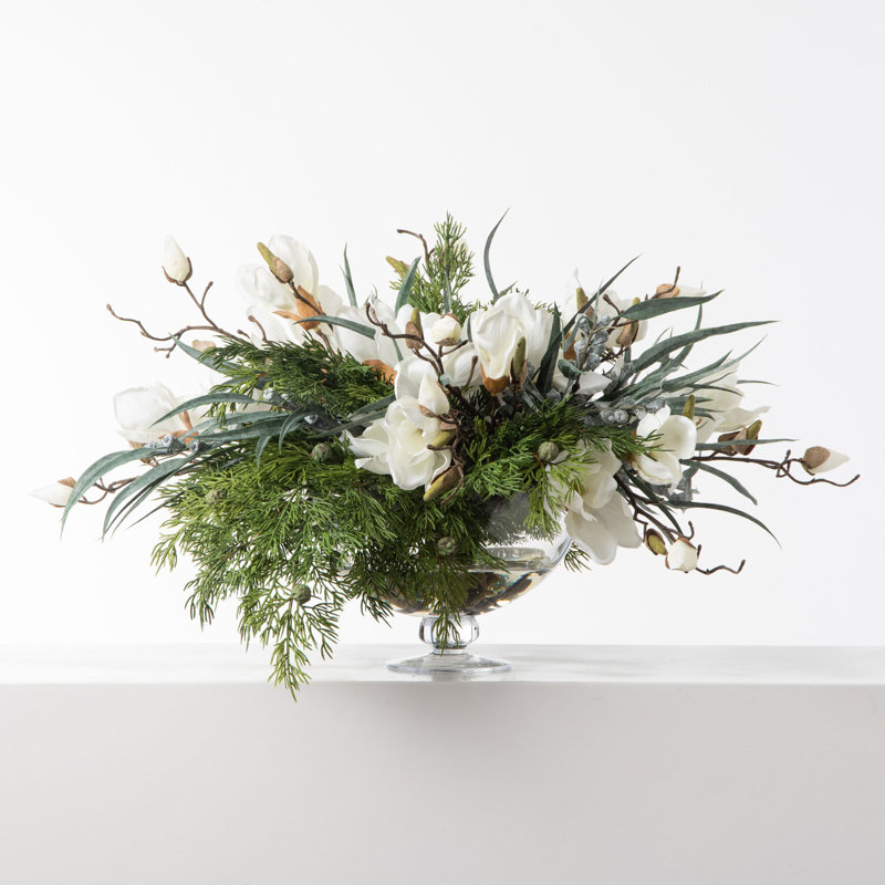 Centre de table mixte dans un vase