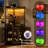 Corner Bar Cabinet With Power Outlet And LED Light