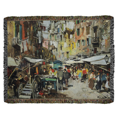 Felice Giordano Hand Woven Throw Blanket