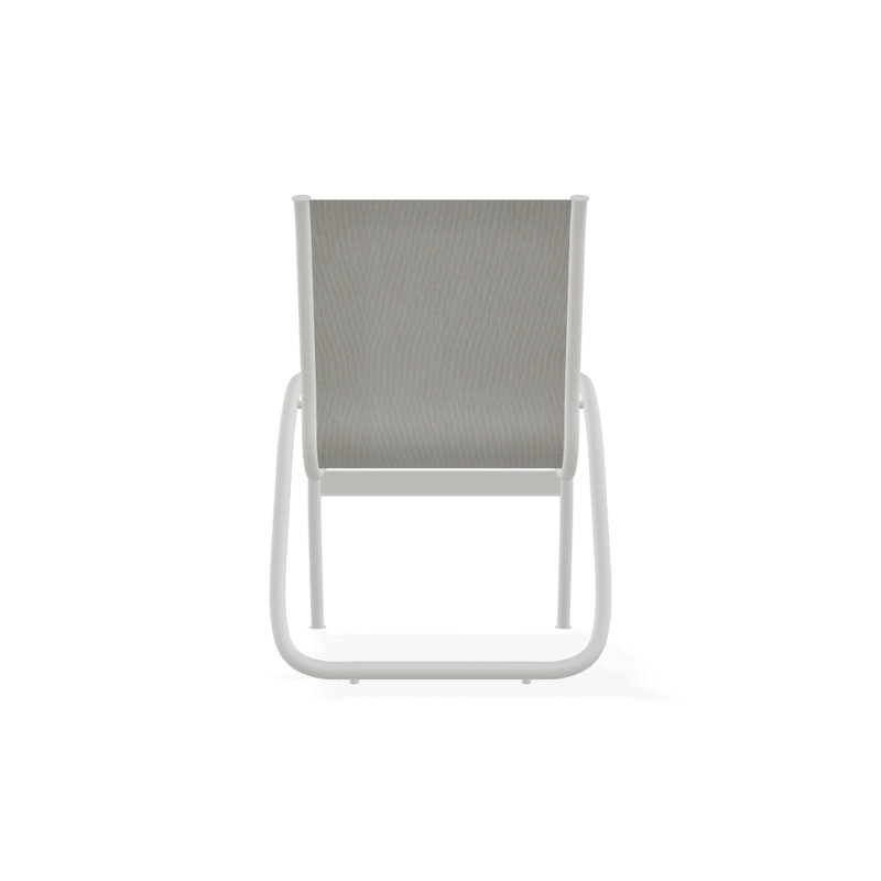 Fauteuil de patio Gardenella, Neige texturée, Huître Augustine