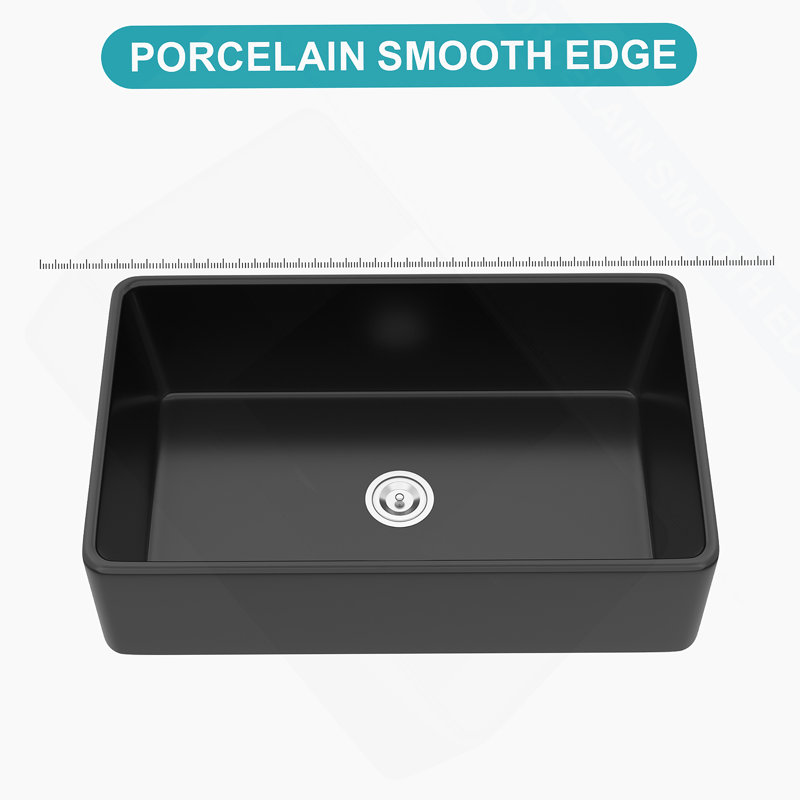 Kitchen Sink, Apron Front Single Bowl Farmer Sink Basin