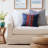 Appliqued Feather Throw Pillow