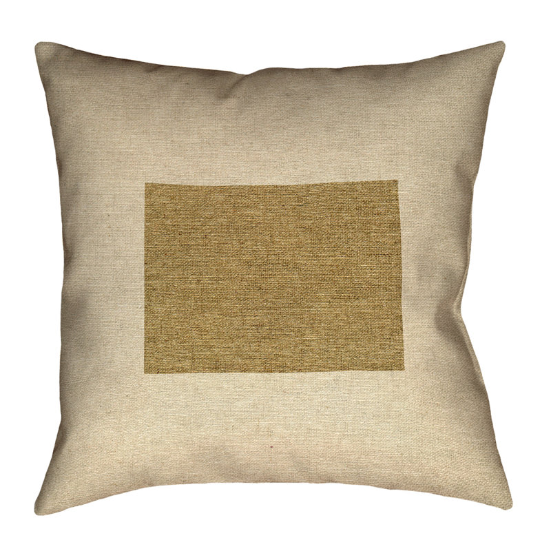 Housse de coussin Katelyn Smith Colorado, 20 po x 20 po, Or