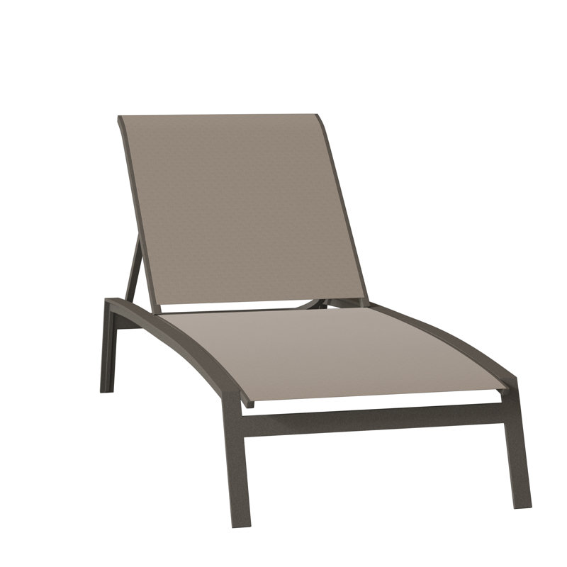 Elance Outdoor Chaise Lounge, Gold Coast, Graphite