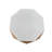38"Three-Dimensional Embossed Pattern Design American Retro Style Coffee Table