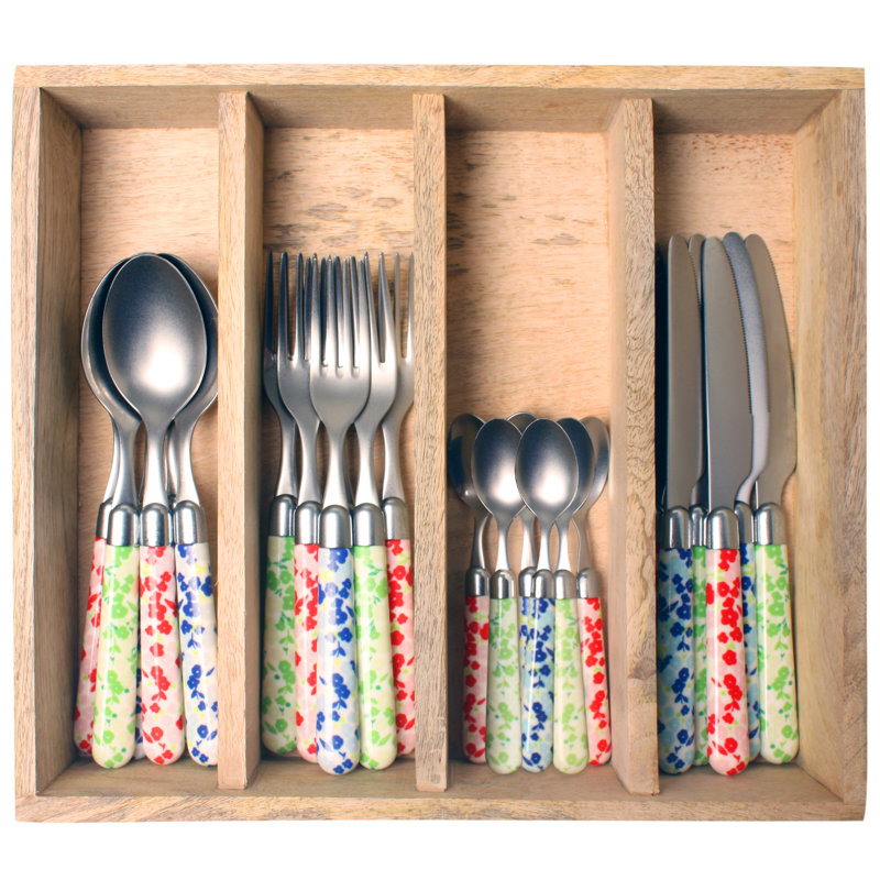Mcdonnell 24 Piece 18/10 Stainless Steel Cutlery Set, Service for 6