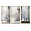 «Floral Snow Window View In Winter I», ensemble d'art mural sur toile Japon-1308925988-1308926013