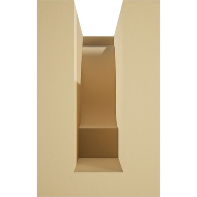 5"W x 8"H x 12"L Standard Newport Signature Urethane Rafter Tail, Primed Tan