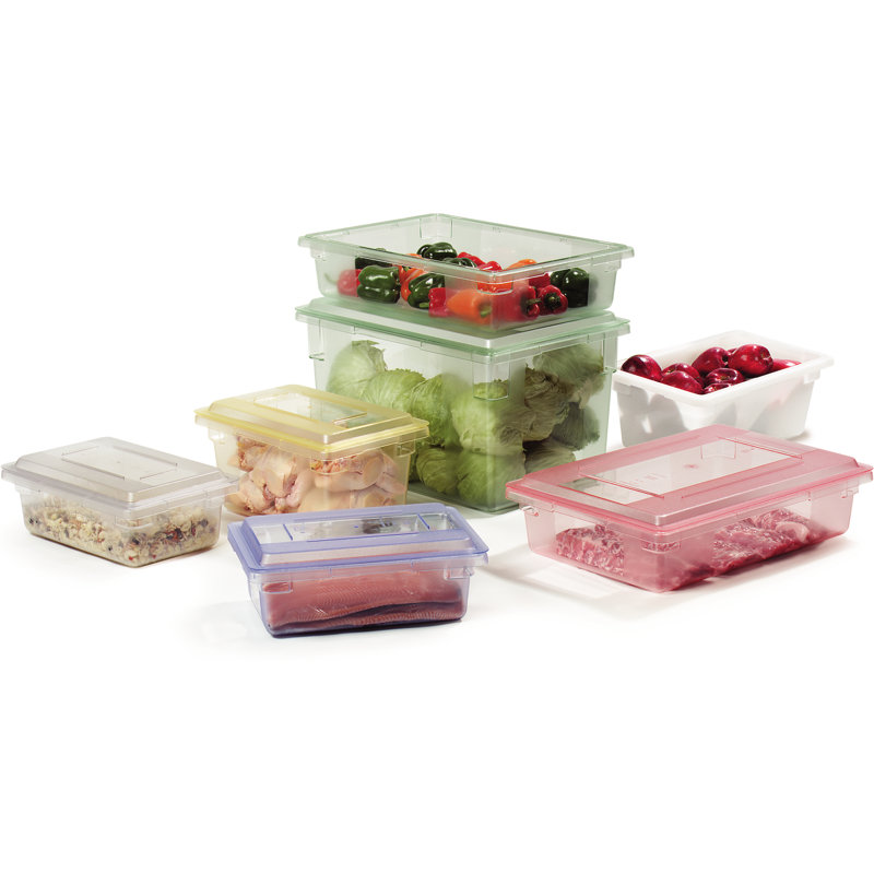 Contenant alimentaire rectangulaire en plastique 3,5 gallons Carlisle Food Service Products, Rouge