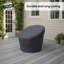 Housse pour chaise longue d'extérieur pivotante Ahlexus