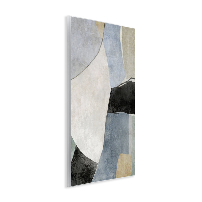 «Cutout Shapes Composition» par Suzanne Nicoll, H 19 po x l 13 po