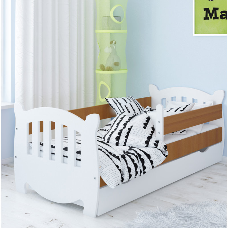 Langston Cabin Bed with Storage Included, Alder, 80 x 140 cm