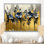 Mujeeb, minimalisme, fougères, printemps doré, symphonie III - fougères, art mural