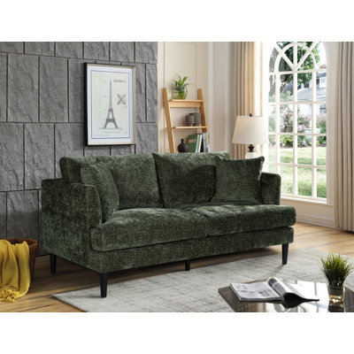 Textured Chenille 3 Seater Sofa