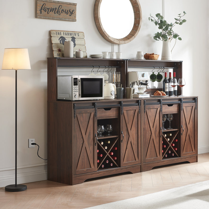 Buffet de cuisine 39,4 po Vehorn, Brun