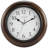 Weddington 10" Wood Quartz Wall Clock