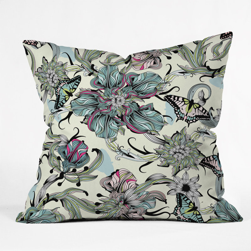 Polyester Throw Pillow, 16" x 16"