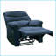 Fauteuils inclinables, fauteuil inclinable moderne en tissu tissé bleu | Collection Arcadia | Tissu tissé