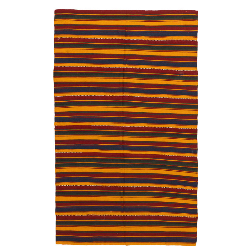 Boho Red Kilim 5'5" x 9'2"