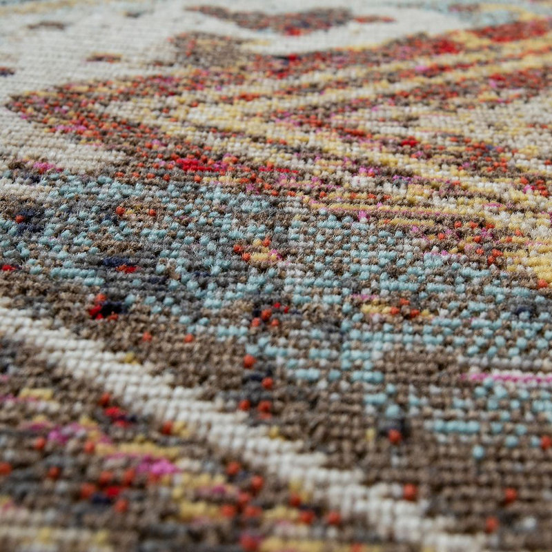 Mallery Geometric Indoor / Outdoor Area Rug, Round 160cm