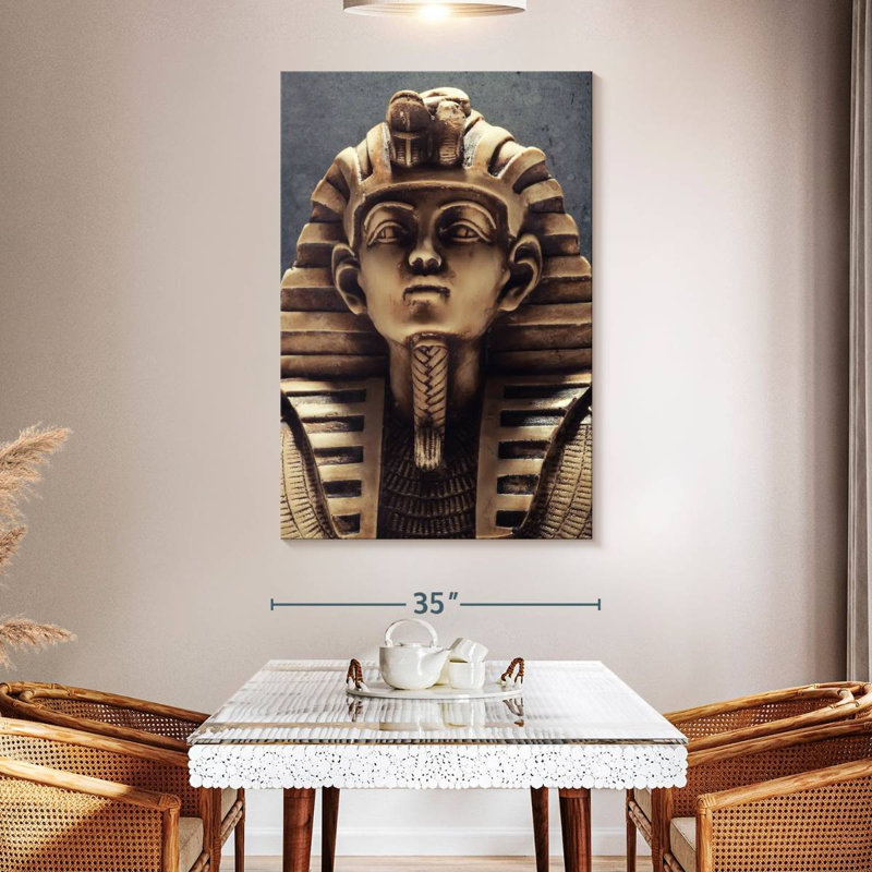 Leisha Pharaon égyptien Toutankhamon, H 51 po x l 34 po