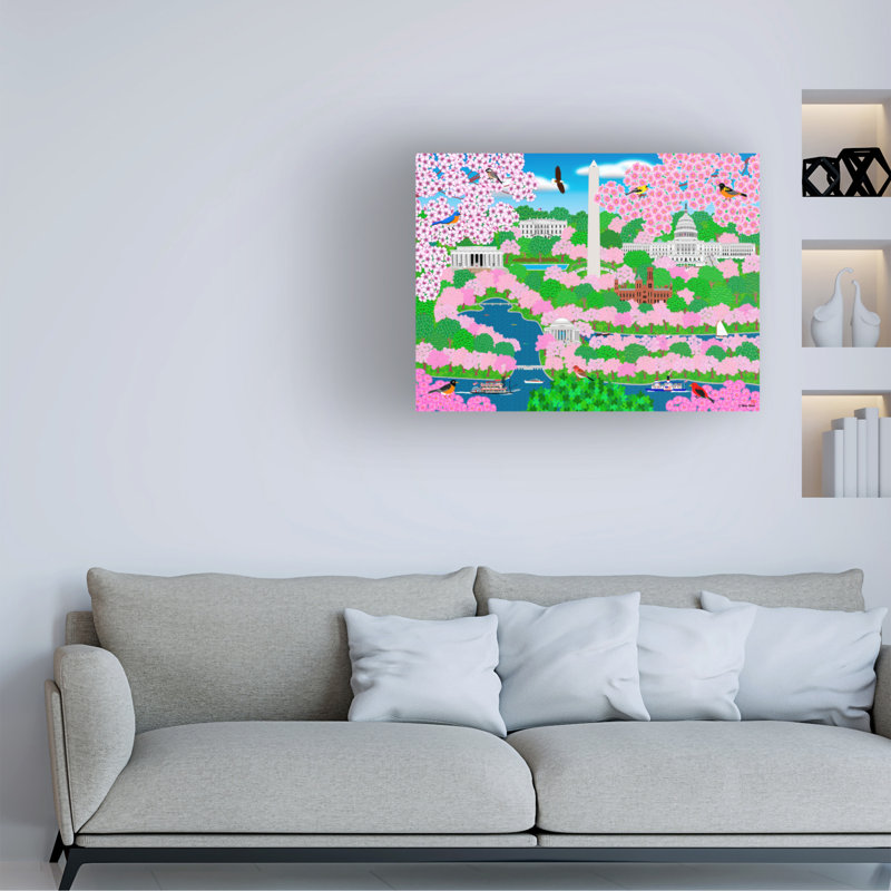 «Dream of Washington DC» par Mark Frost - impression sur toile tendue, H 24 po x l 32 po x P 2 po