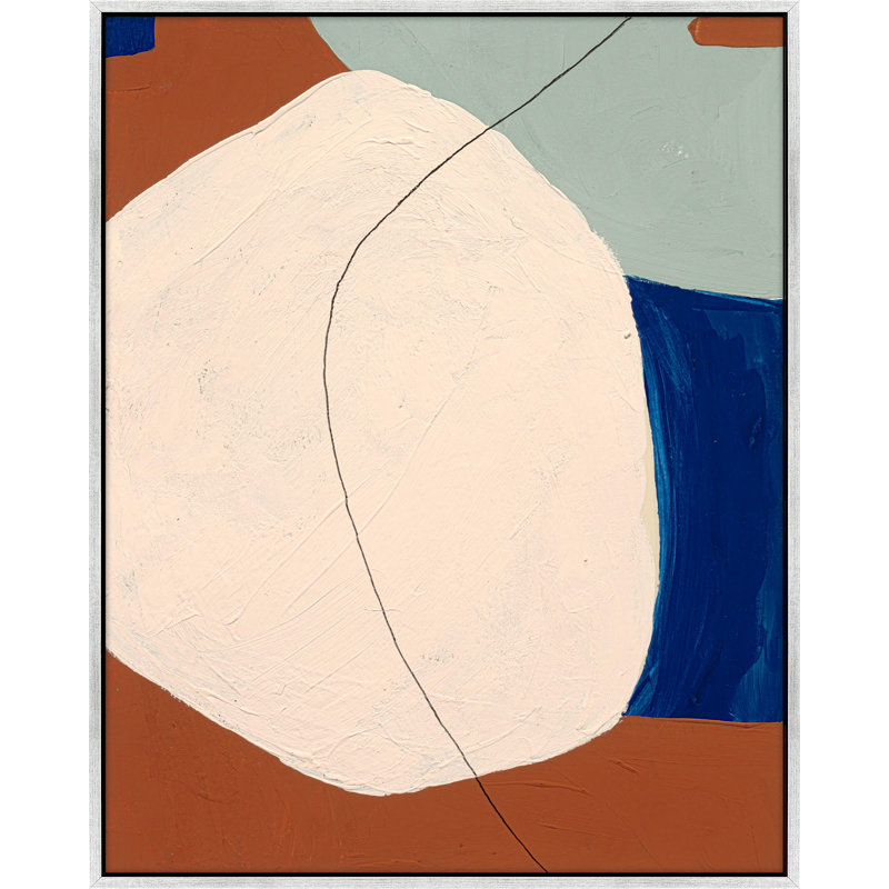 Dreamscape 1 Painting by Andrea Stokes, 20" H x 16" W x 1.38" D, Silver Framed
