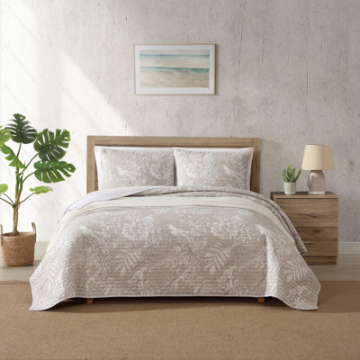 Tropical Cotton Floral Quilt