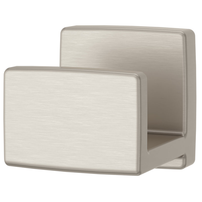 Deckard Wall Mounted Robe Hook, Brushed Nickel