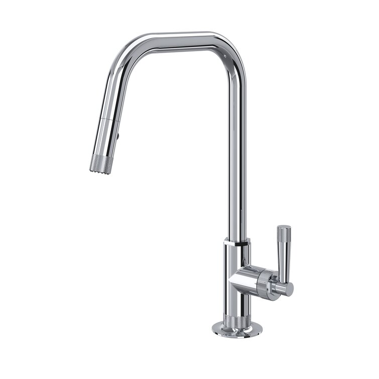 Graceline® Pull-Down Single Handle Kitchen Faucet with Accessories
