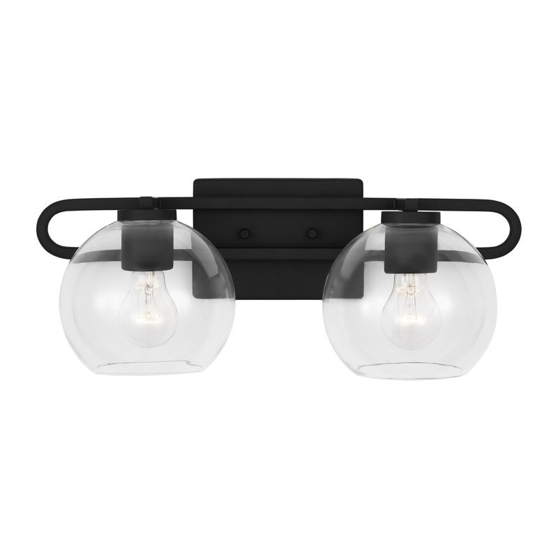 Codyn 4 - Light Vanity Light, Midnight Black, 7.63"H x 19.75"W x 8.38"D, 2