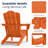 Wolak Foldable Outdoor Adirondack Chair-868332000