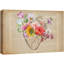 Papier peint rétro, fleurs pastel, cœur, art médical moderne, art floral-98161870