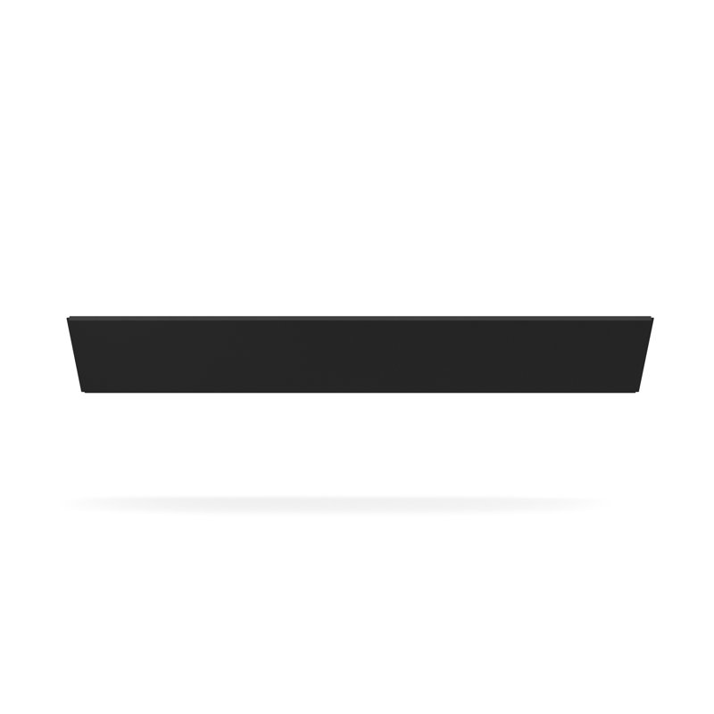 Zet Panel, Black, 12.2" H x 59.8" W x 1.3" D