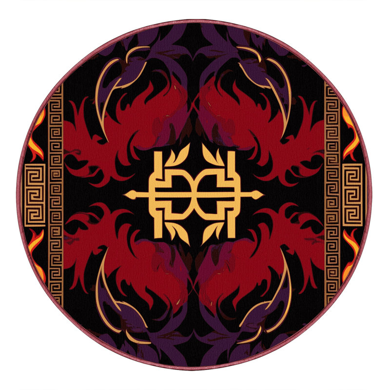 Grand Acanthus Rug, Round 6'