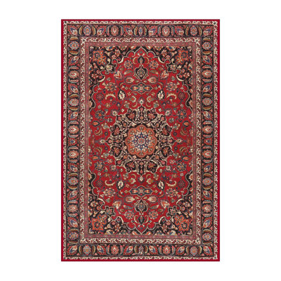 Tapis brun à motif oriental