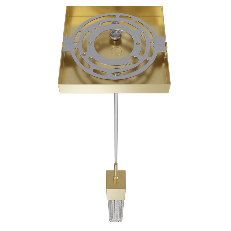 Mini-luminaire suspendu 1 lumière Boa Boa, Laiton brossé