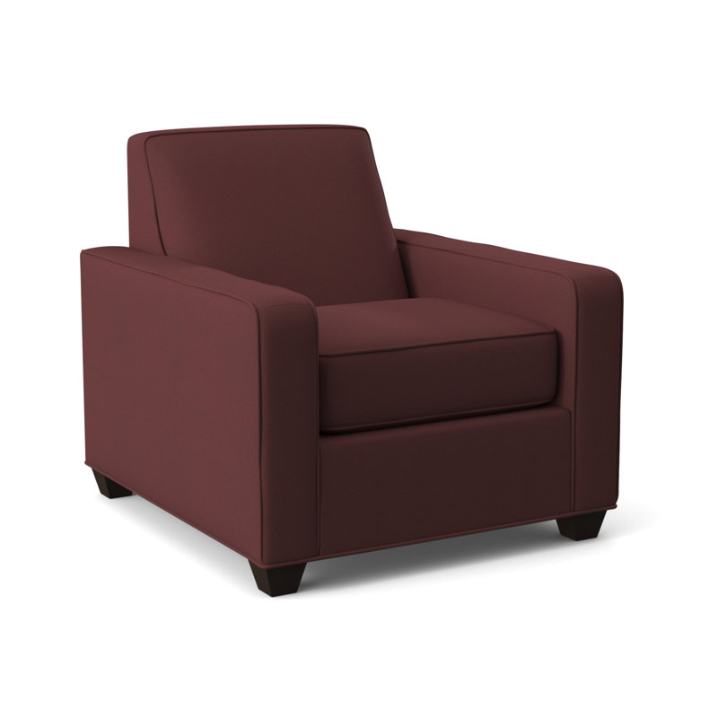 Avery Upholstered Armchair, Cafelle, Dorset Cherry