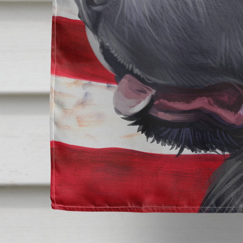 Polyester à 2 côtés 28 x 40 po drapeau maison, Berger catalan