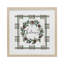 «Believe Wreath on Green Plaid», reproduction sous verre encadrée, conception par Elizabeth Tyndall-2061609740-2061609743