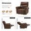 Fauteuil inclinable électrique pour les petits espaces, fauteuil inclinable près du mur pour salon de camping-car-745824703-751027364