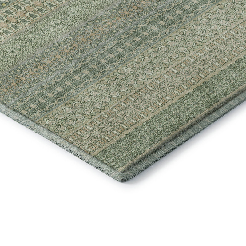 Aloès Cerrito AMF527 lavable à la machine de qualité supérieure, Tapis de couloir 2 pi 3 po x 7 pi 6 po