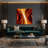 Gradient Abstract 2 Brown Canvas Wall Art-1472325448