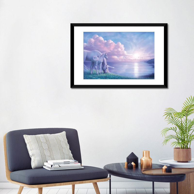 « paix sur la terre », impression sur toile, H 16 po x l 24 po x P 1 po, Papier d'art encadré noir, Blanc
