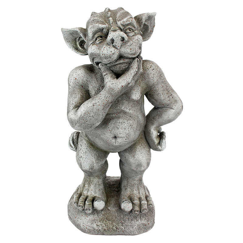 Statue de la gargouille Platon le méditant