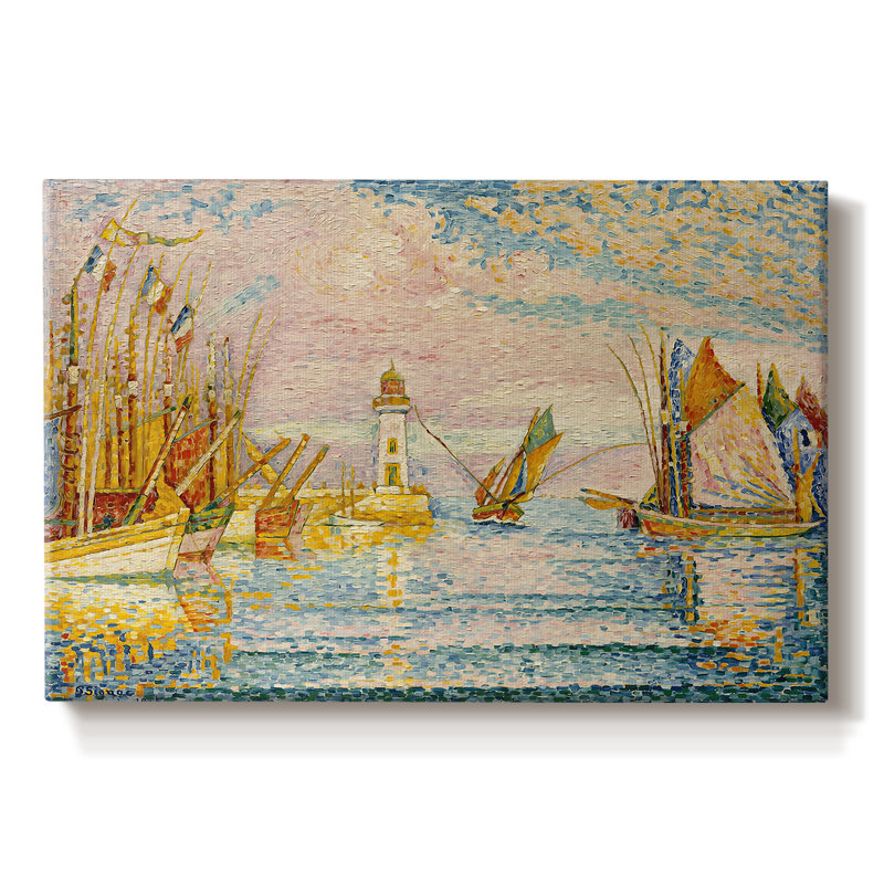 The Lighthouse at Groix-Paul Signac-Gallery Wrapped Canvas-1925, 8x12